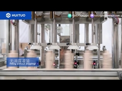 Máquina de enchimento para limpador e máquina de tampar para tampa de bomba, enchimento sem gotejamento, tampagem precisa