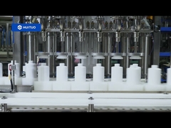 Máquina de enchimento de pistão servo de shampoo e condicionador de cabelo