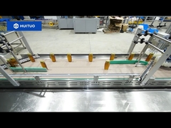 Semi-automatic carton loading packing platform for PET plastic and glass bottle container
