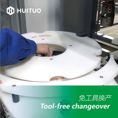 Capsulador tampando da máquina do disparador automático do distribuidor do pulverizador da garrafa