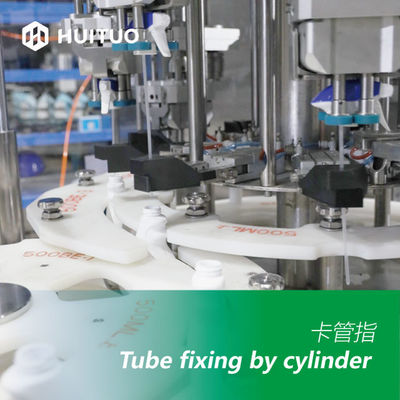 Máquina automática 20-100bpm tampar de garrafa para tampões da bomba da loção