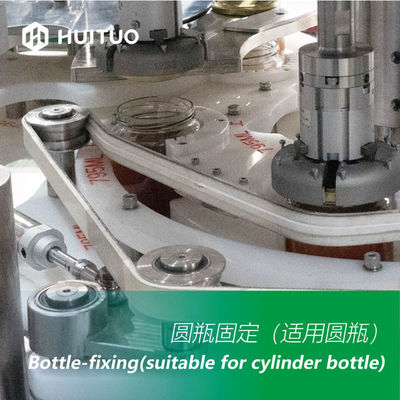 A garrafa de vidro giratória automática transforma o capsulador da máquina de Honey Twist Off Servo Capping