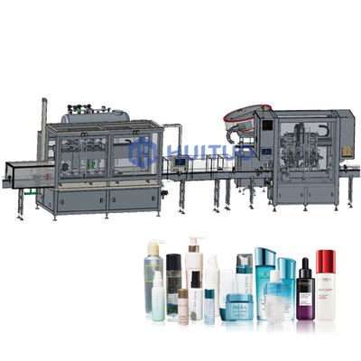 Enchimento líquido da máquina de enchimento da continuação da garrafa linear altamente flexível