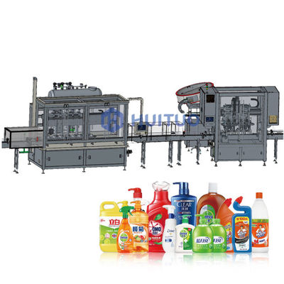 Máquina de enchimento linear da continuação para os cosméticos apropriados para recipientes diferentes das garrafas