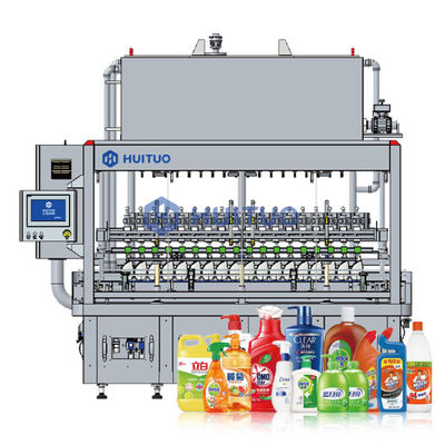 A máquina de enchimento automática para líquidos de limpeza do toalete ensaboa detergentes e anti líquidos da corrosão