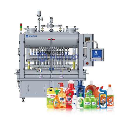 Máquina de enchimento automática do pistão da garrafa para a lavagem da mão, sabão detergente líquido
