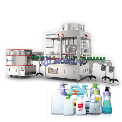 Máquina de tampar servo rotativa para garrafa de líquido químico Huituo