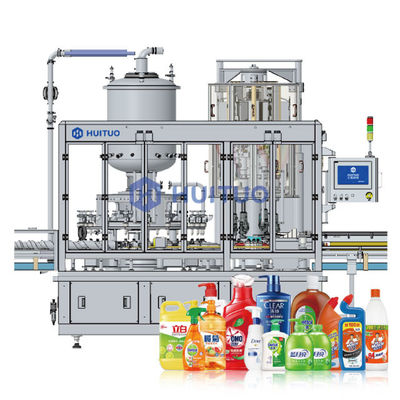 Monobloco da máquina rotativa de enchimento e tampagem de mandril Huituo projetada para simplificar sua linha de engarrafamento