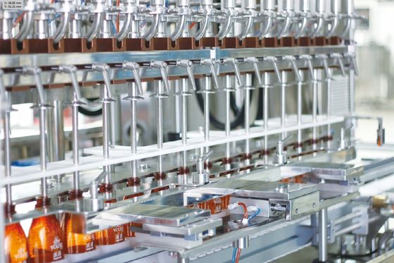 Máquina de enchimento cosmética padrão do tela táctil PBF