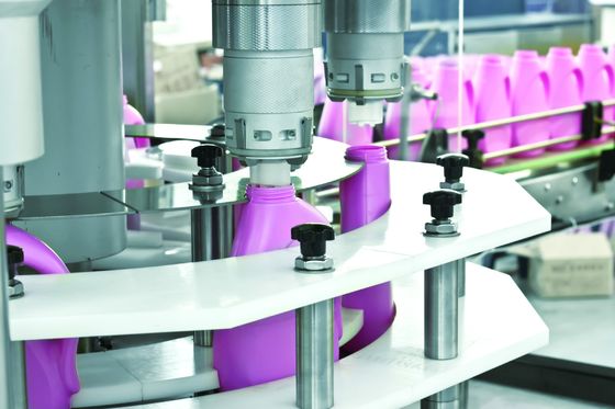 bebida 1.5KW/máquina tampando de enchimento fábrica química