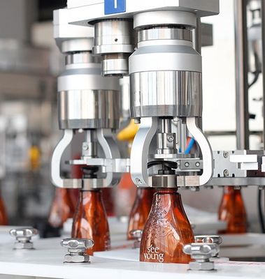 Máquina de vidro/plástica do capsulador do parafuso de garrafa