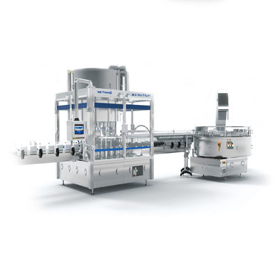 Máquina tampando da garrafa automática inteligente servo de 8 cabeças