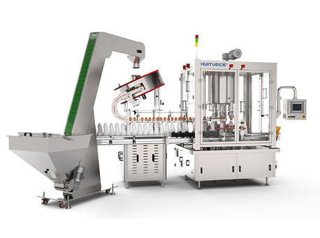 Equipamento redondo tampar de garrafa do tampão com classificador do tampão