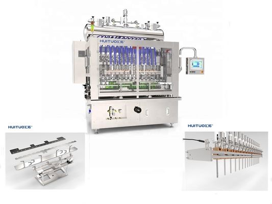 Máquina de engarrafamento linear do pistão dos cosméticos