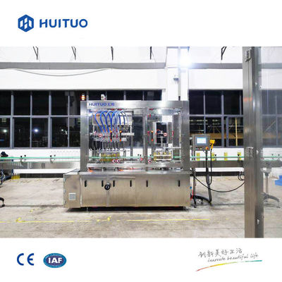 Chinês - máquina tampando de enchimento bilíngue inglesa do produto comestível