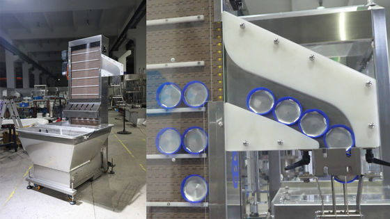 Máquina tampando automática das porcas, máquina tampando para porcas enlatadas, máquina tampando do círculo grande