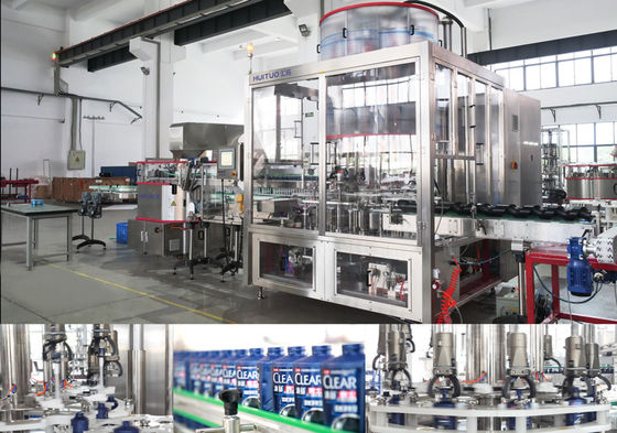 Máquina tampando 4000W da garrafa 7200BPH plástica para o detergente