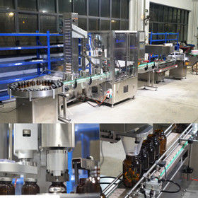máquina tampando 12000B/H da garrafa do ANIMAL DE ESTIMAÇÃO de 380V 50Hz