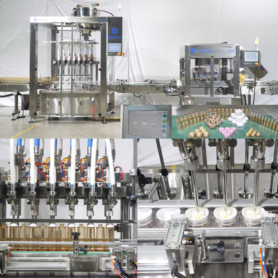 Máquina 380V tampando de enchimento padrão do PBF para a loção