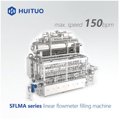 Máquina de enchimento linear do medidor de fluxo da comutação automática para o detergente para a roupa