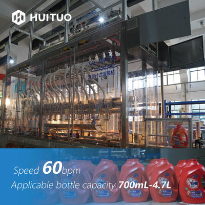 Máquina de enchimento linear do medidor de fluxo da comutação automática para o detergente para a roupa