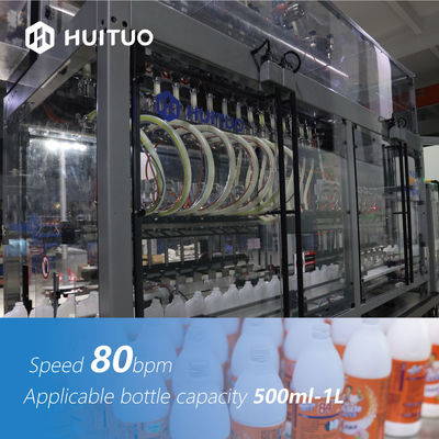 Máquina de enchimento linear automática do medidor de fluxo de 2 fileiras para o líquido desinfetante