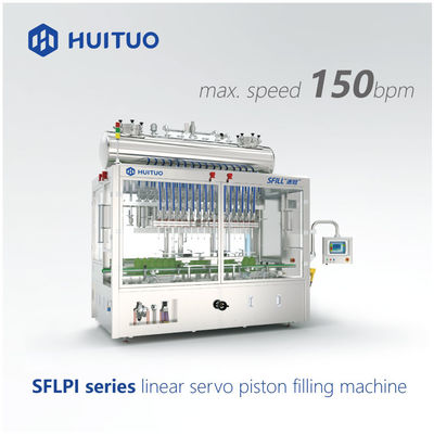 Máquina de enchimento servo 150bpm do pistão automático para Honey And Syrup