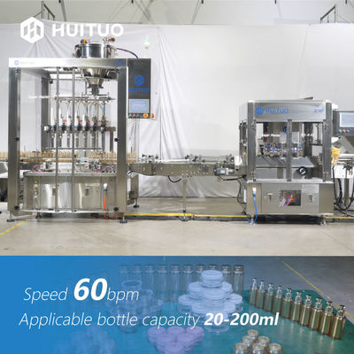 Os cosméticos automáticos engarrafam a cabeça volumétrico do enchimento 6 da máquina de enchimento do pistão linear