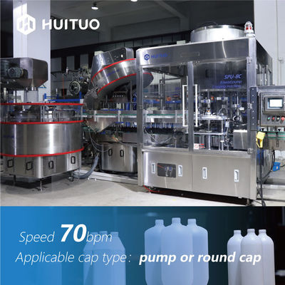 8 multifuncionais máquina tampando giratória principal para a bomba de Flip Top Pull Push Lotion