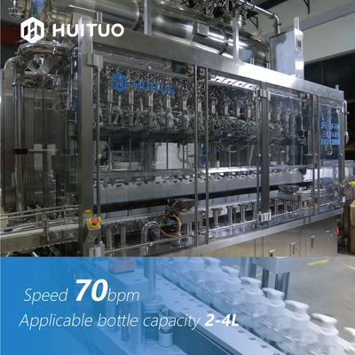 A máquina de enchimento do medidor de fluxo de três fileiras para loções dos reagentes farmacêuticos desnata