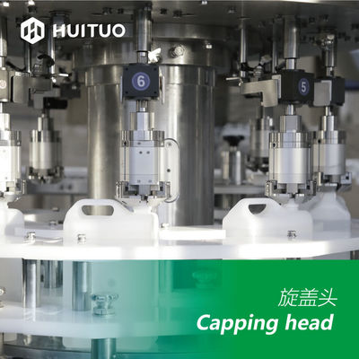 Máquina giratória 70bpm automático da selagem do tampão de garrafa do parafuso de Huituo