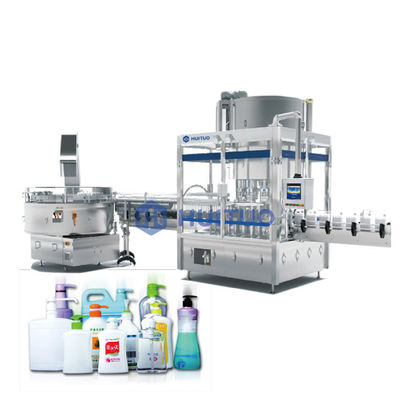 Cabeça tampando da máquina 10 do servo da garrafa do ANIMAL DE ESTIMAÇÃO para o Sanitizer da lavagem da mão