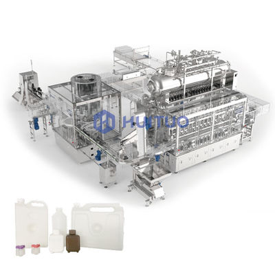 Tipo linear máquina do medidor de fluxo de três fileiras de enchimento para reagentes farmacêuticos