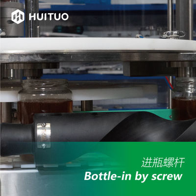 A garrafa de vidro giratória automática transforma o capsulador da máquina de Honey Twist Off Servo Capping