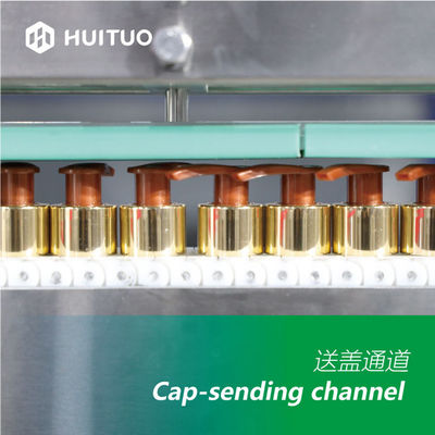 Máquina tampando da garrafa giratória do parafuso para a bomba do distribuidor do pulverizador