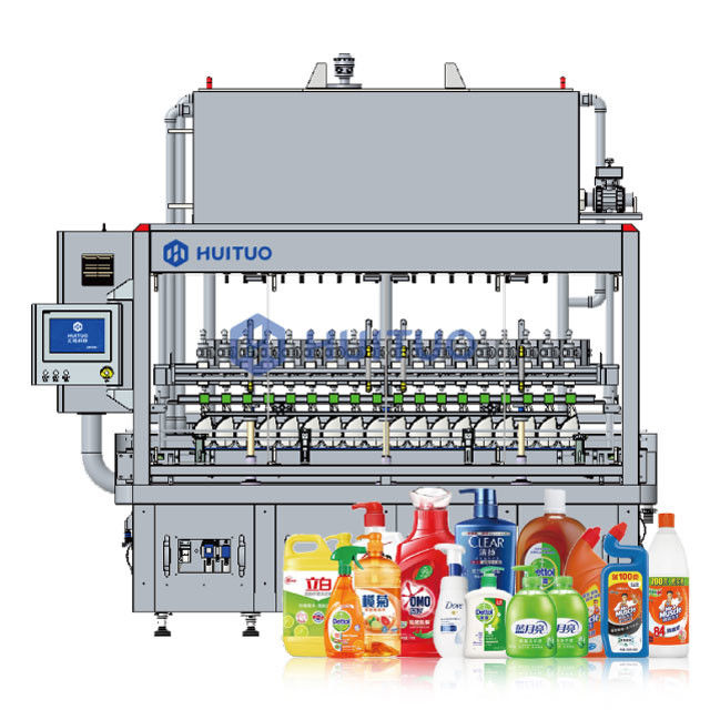 A máquina de enchimento automática para líquidos de limpeza do toalete ensaboa detergentes e anti líquidos da corrosão