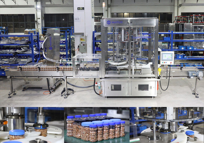 Máquina tampando automática das porcas, máquina tampando para porcas enlatadas, máquina tampando do círculo grande