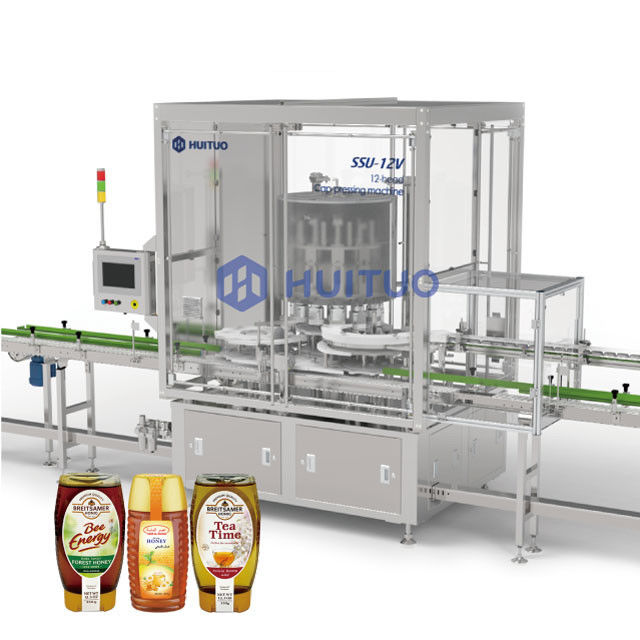 Máquina automática giratória da selagem do recipiente para o alimento e produtos químicos