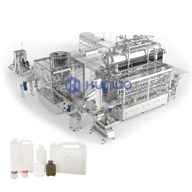 Tipo linear máquina do medidor de fluxo de três fileiras de enchimento para reagentes farmacêuticos